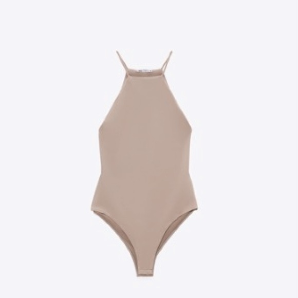 Zara Tops - Zara nude bodysuit